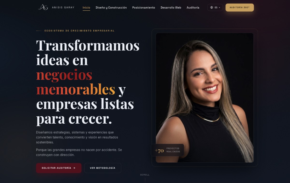 Web corporativa desarrollada por Nodesuite